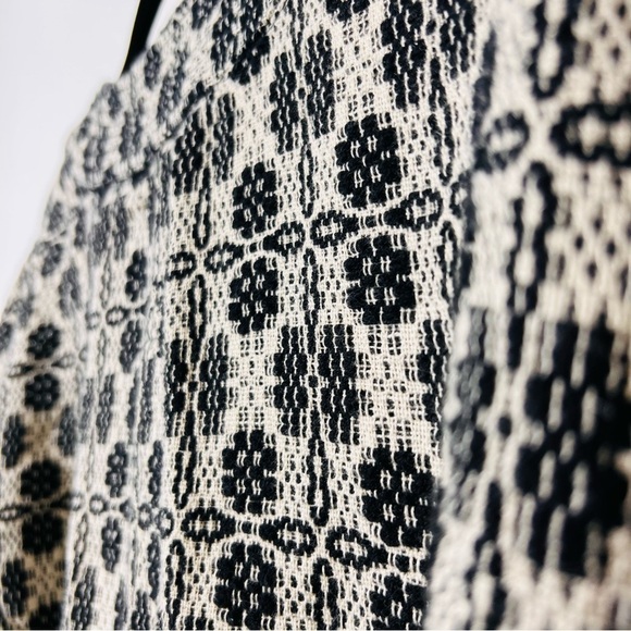 SOLD Madewell Geometric Jacquard Tie-Waist Jacket Small - Picture 7 of 8